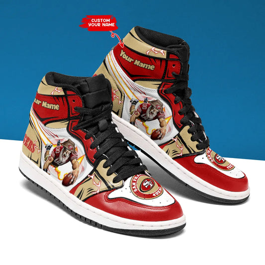 San Francisco 49ers Personalized JShoes BG028