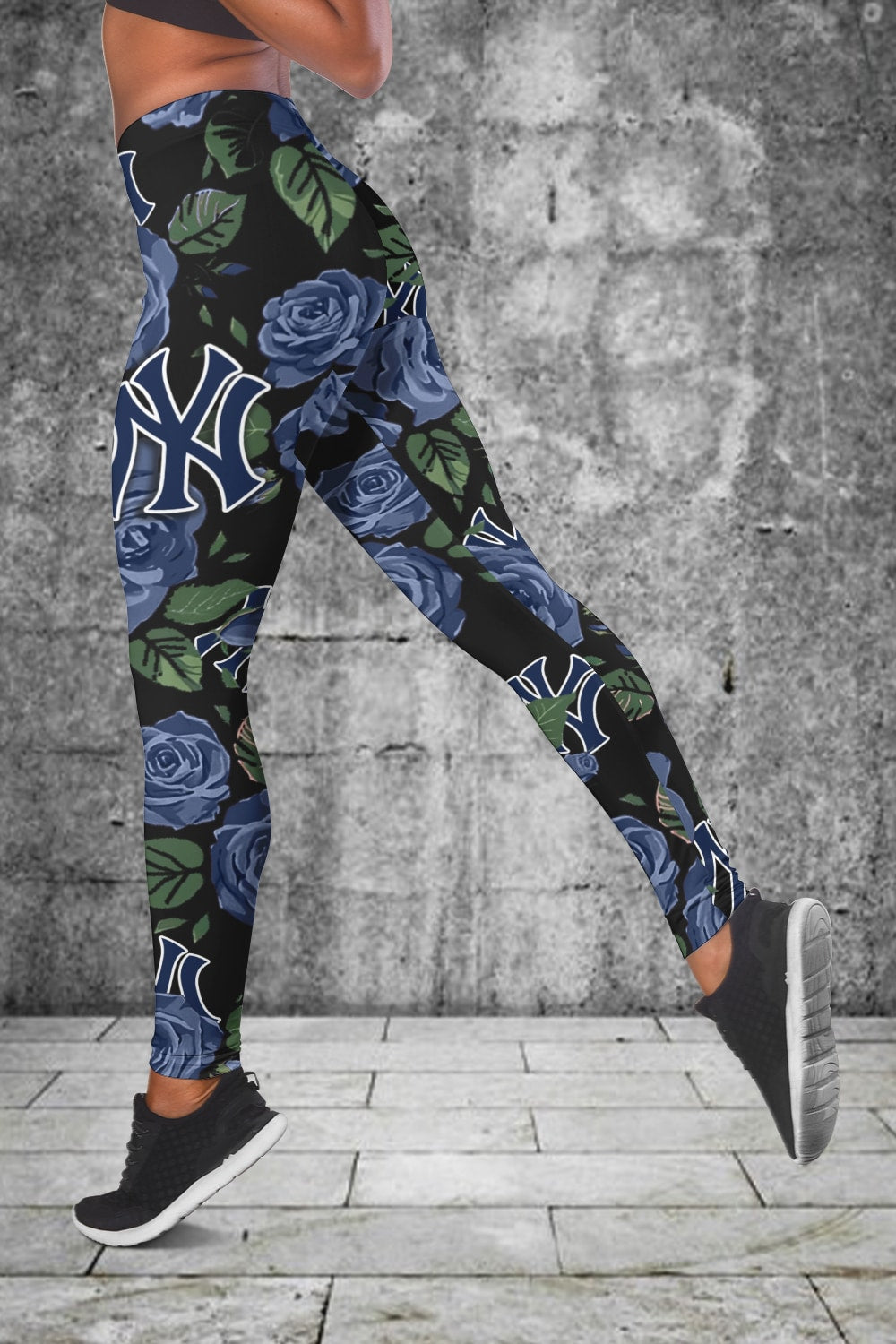 New York Yankees Leggings And Tank Top BG158