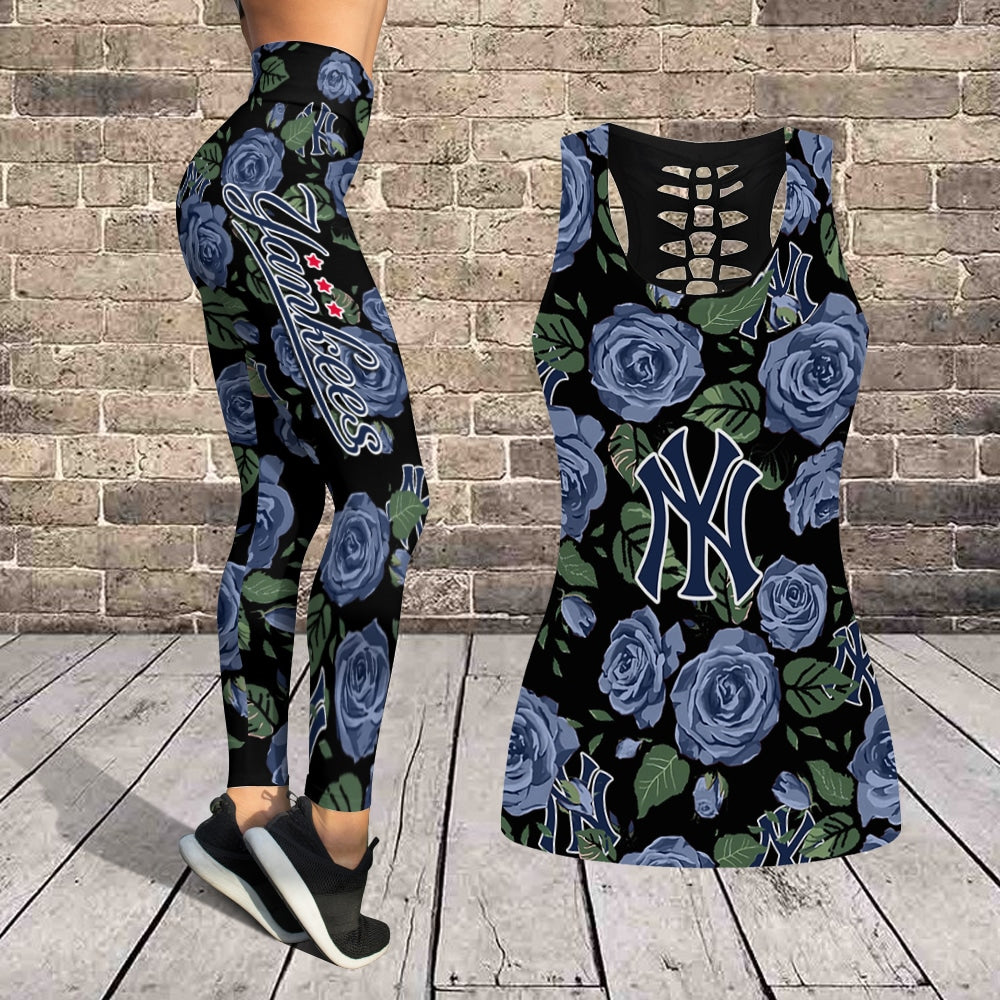New York Yankees Leggings And Tank Top BG158