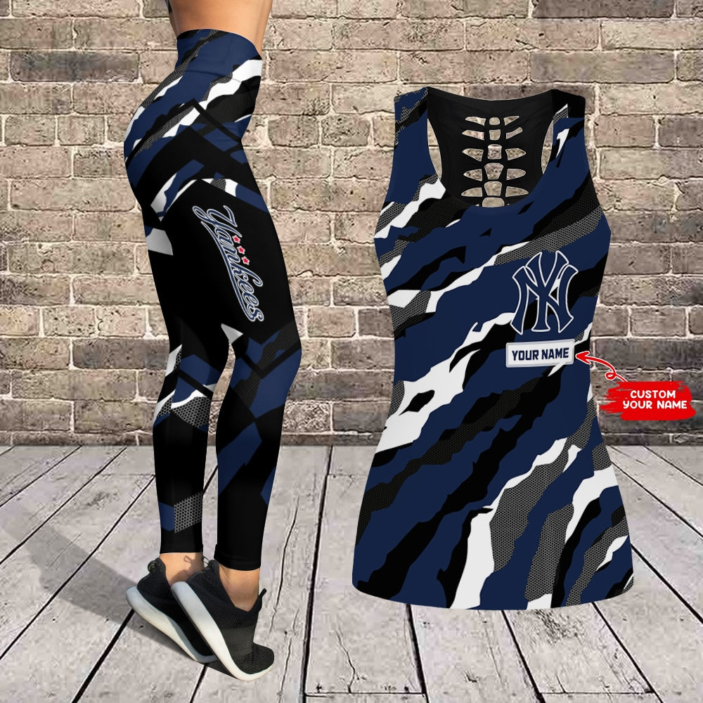 New York Yankees Leggings And Tank Top BG161