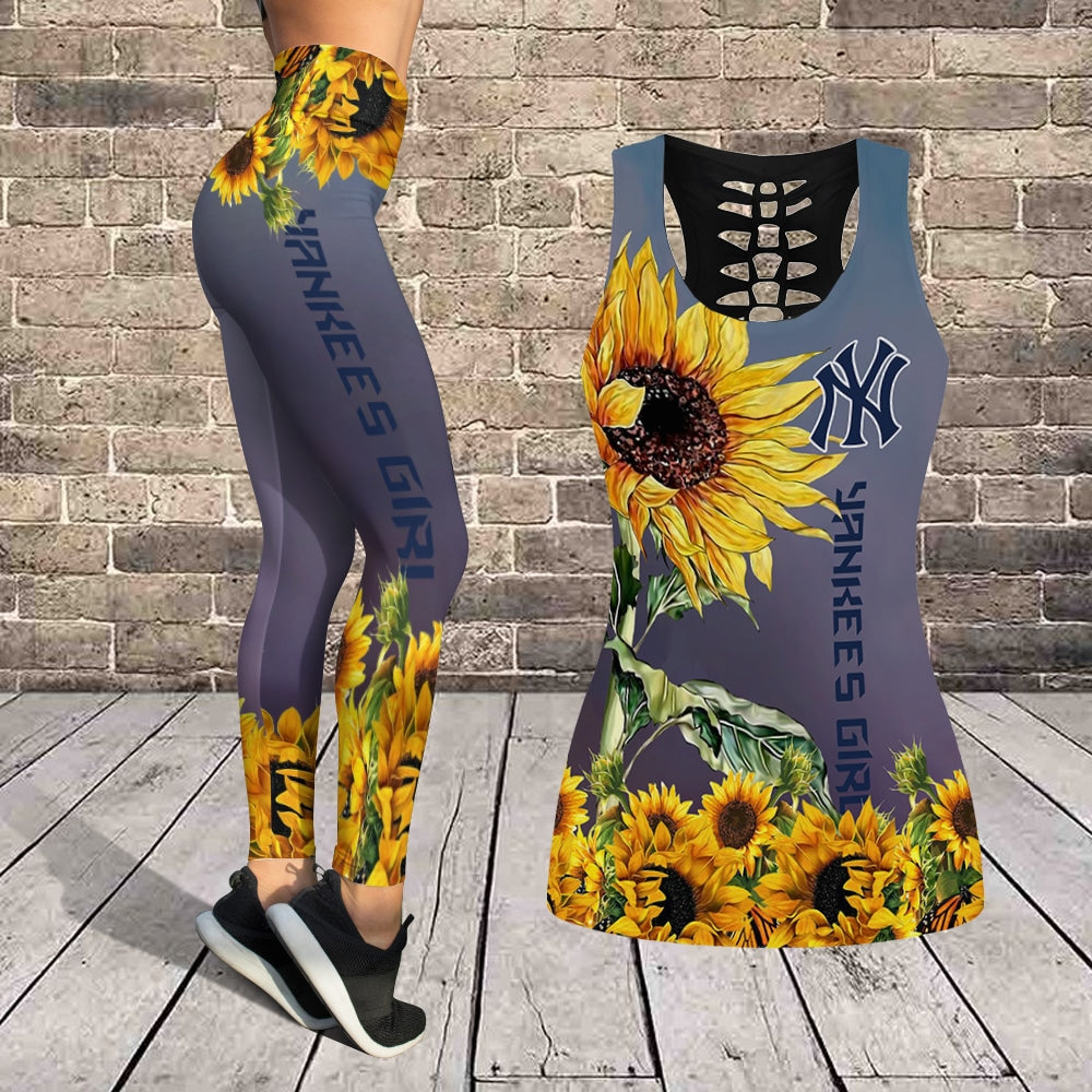 New York Yankees Personalized Leggings And Tank Top BG164