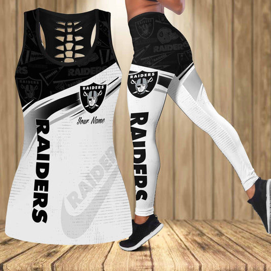 Las Vegas Raiders Personalized Leggings And Tank Top BG262