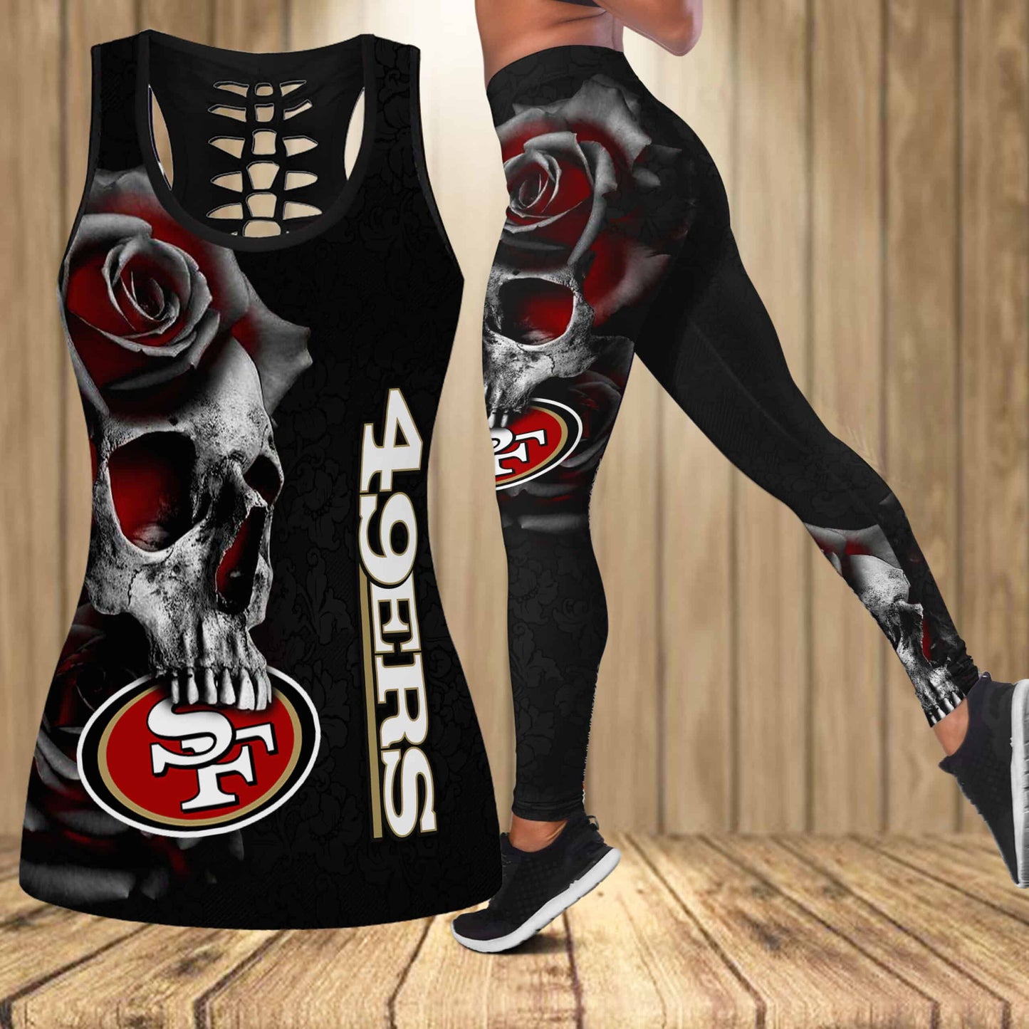 San Francisco 49ers Leggings And Tank Top BG272