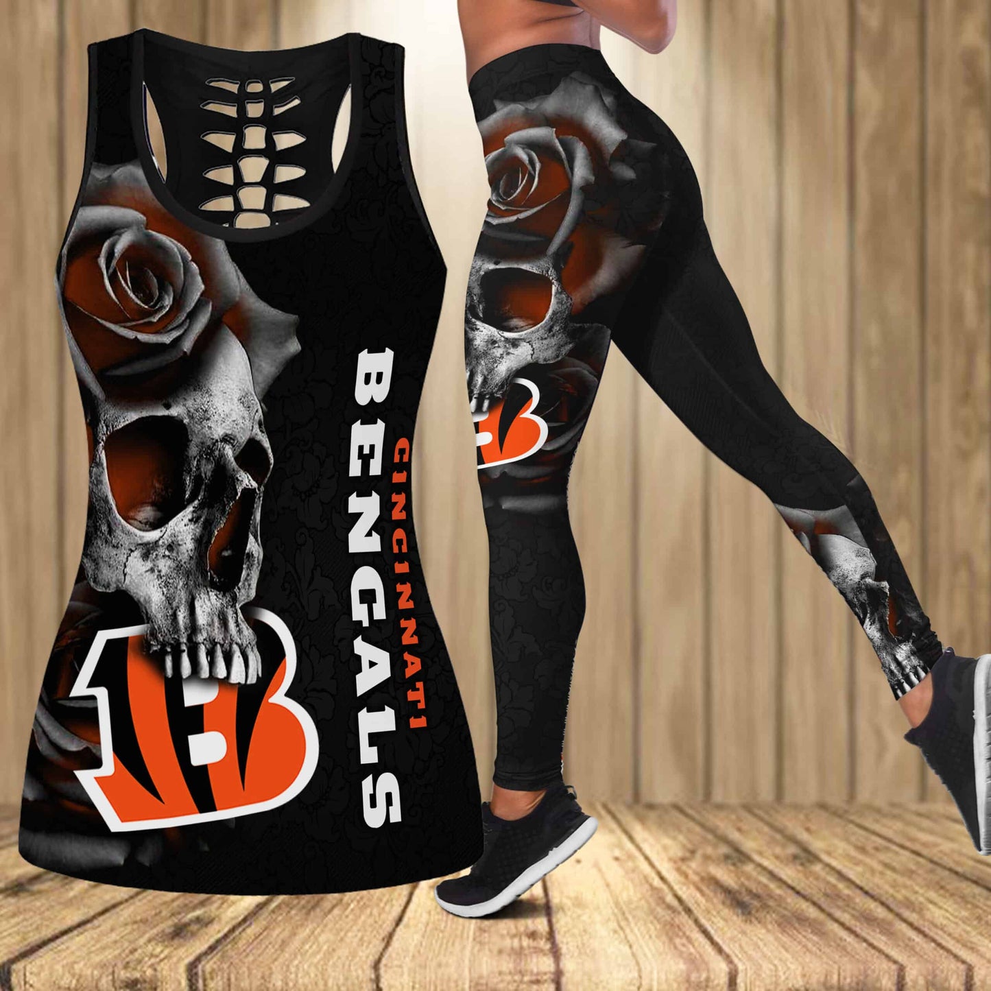 Cincinnati Bengals Leggings And Tank Top BG273