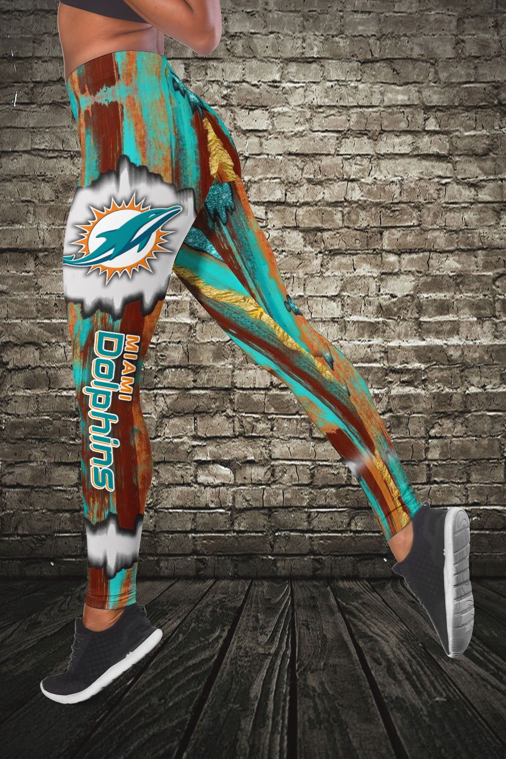 Miami Dolphins Leggings And Tank Top BG276
