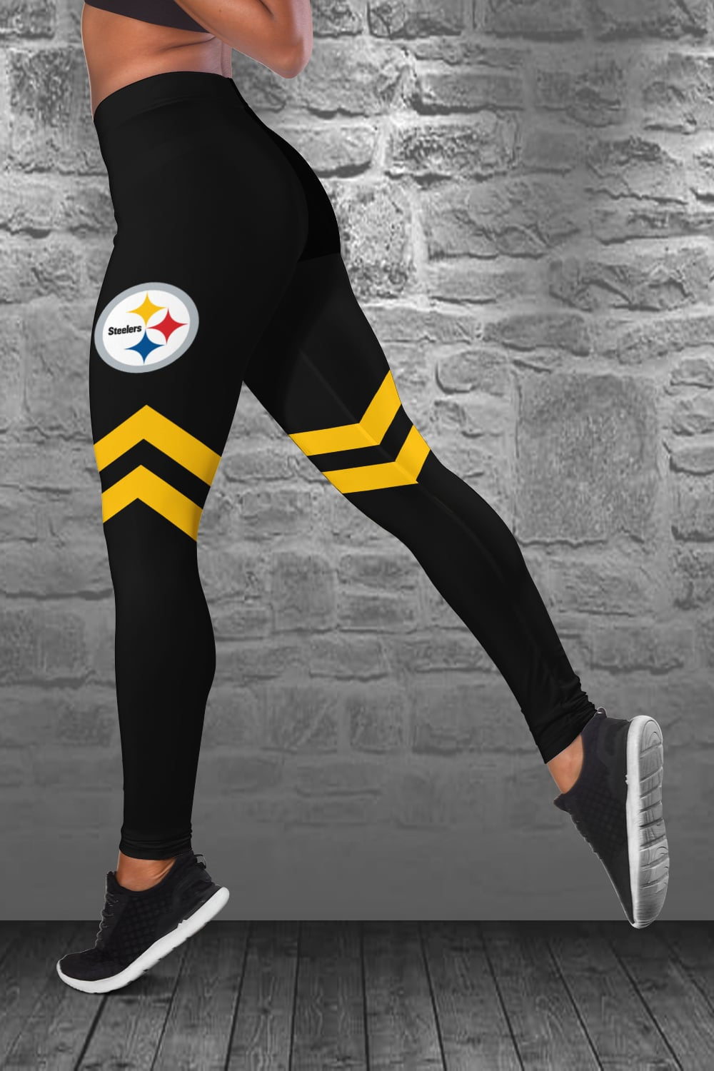 Pittsburgh Steelers Personalized Croptop Hoodie And Leggings BG283