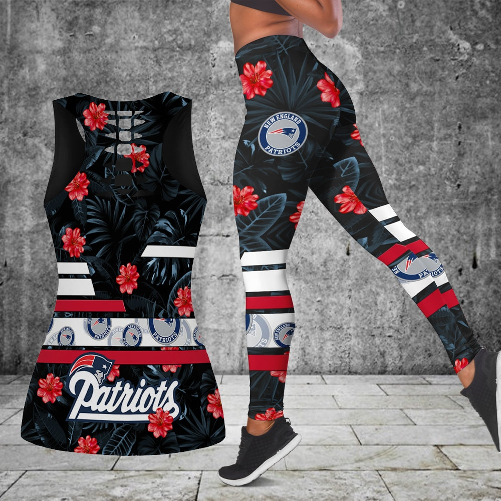 New England Patriots Combo Tank Top And Leggings BG299