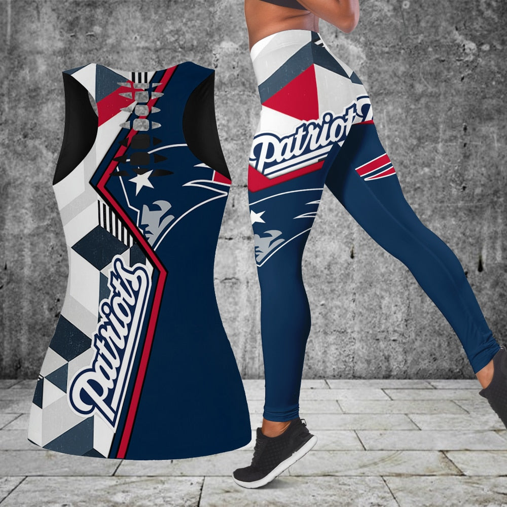 New England Patriots Combo Tank Top And Leggings BG310