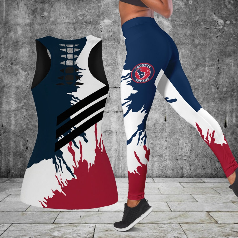Houston Texans Combo Tank Top And Leggings BG316