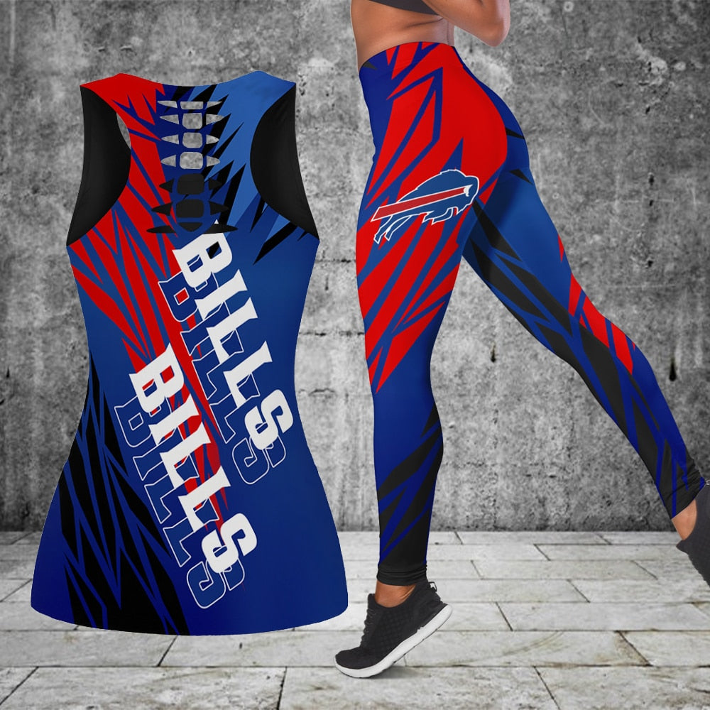 Buffalo Bills Combo Tank Top And Leggings BG319
