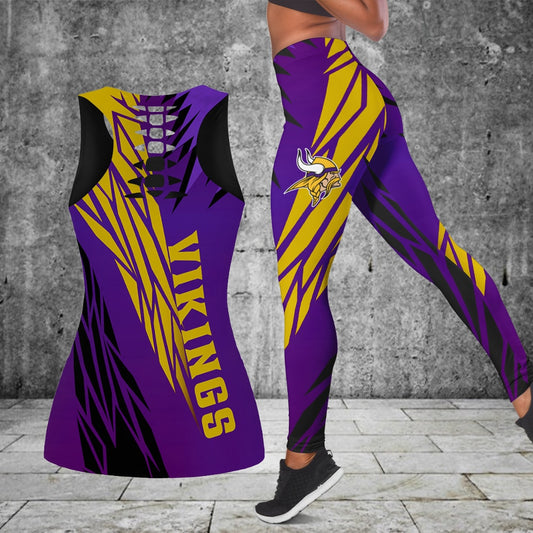 Minnesota Vikings Combo Tank Top And Leggings BG321