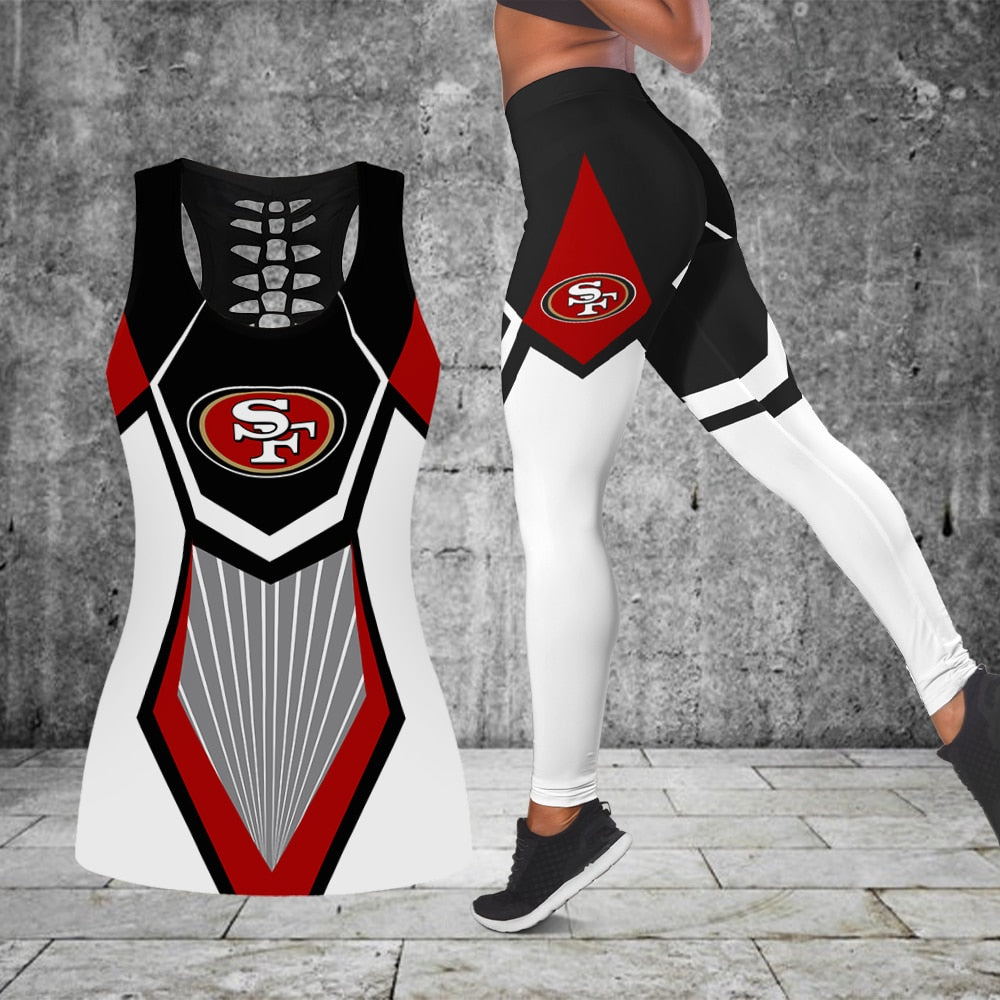 San Francisco 49ers Combo Tank Top And Leggings BG327