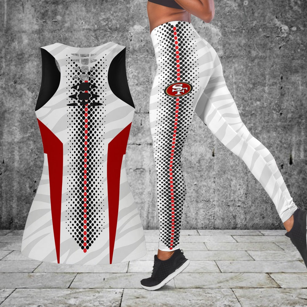 San Francisco 49ers Combo Tank Top And Leggings BG328