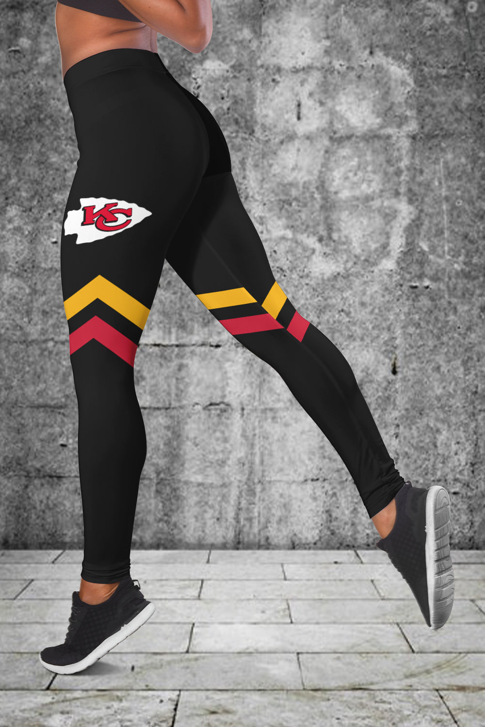 Kansas City Chiefs Personalized Combo Croptop Hoodie And Leggings BG349