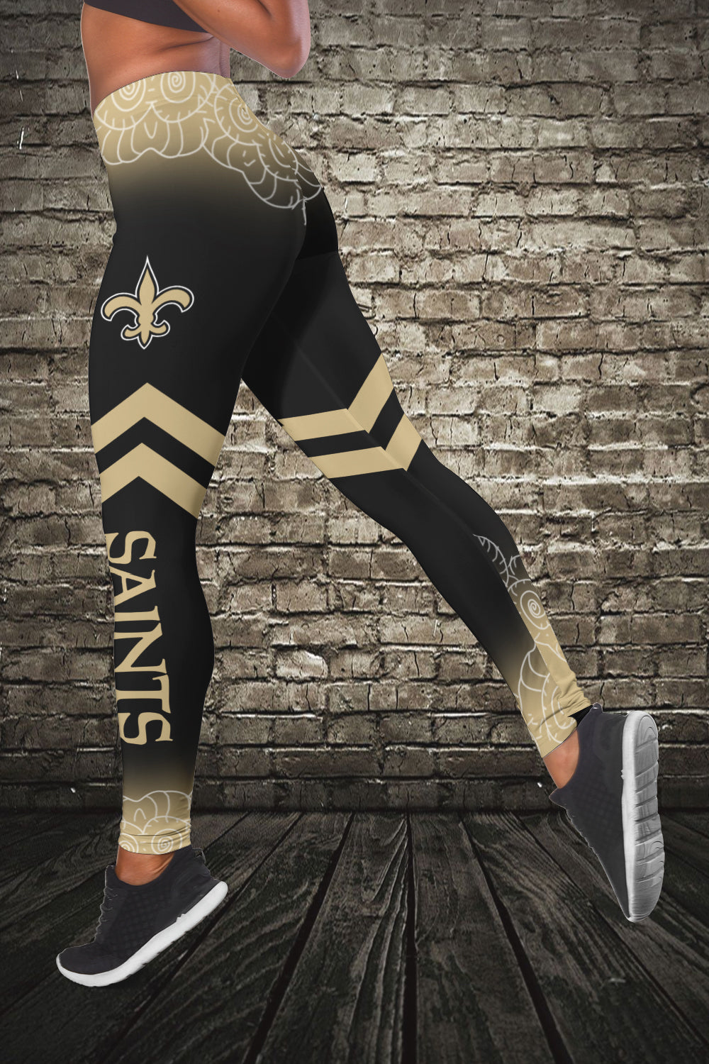 New Orleans Saints Combo Tank Top And Leggings BG352