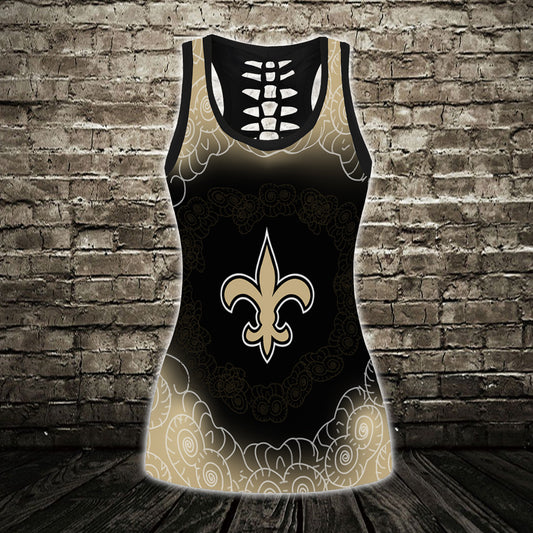 New Orleans Saints Combo Tank Top And Leggings BG352