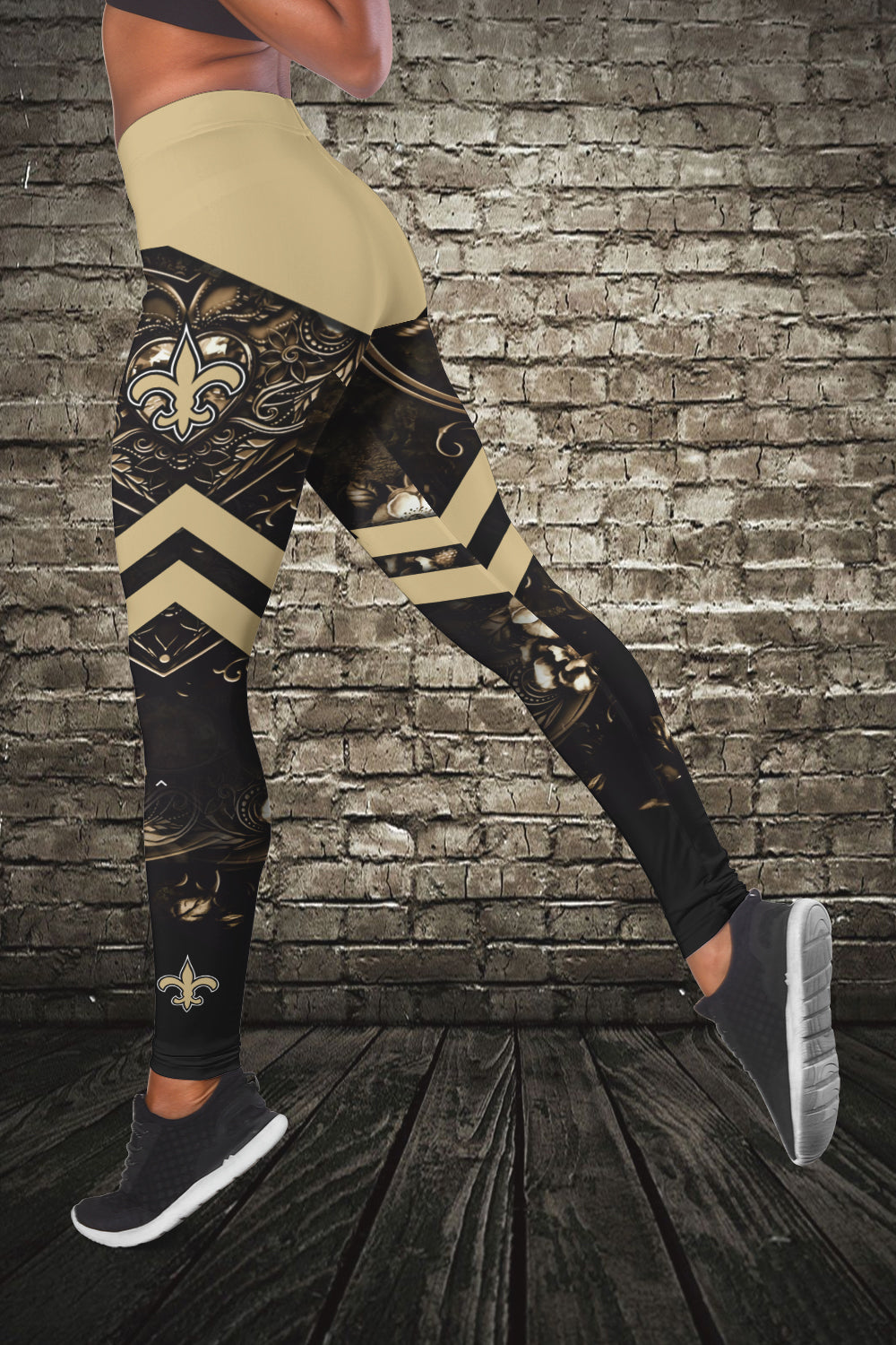 New Orleans Saints Combo Tank Top And Leggings BG355