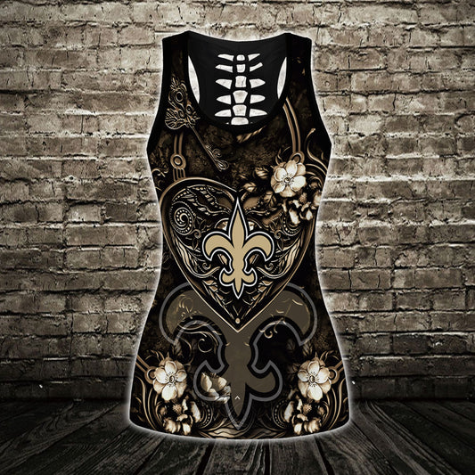 New Orleans Saints Combo Tank Top And Leggings BG355