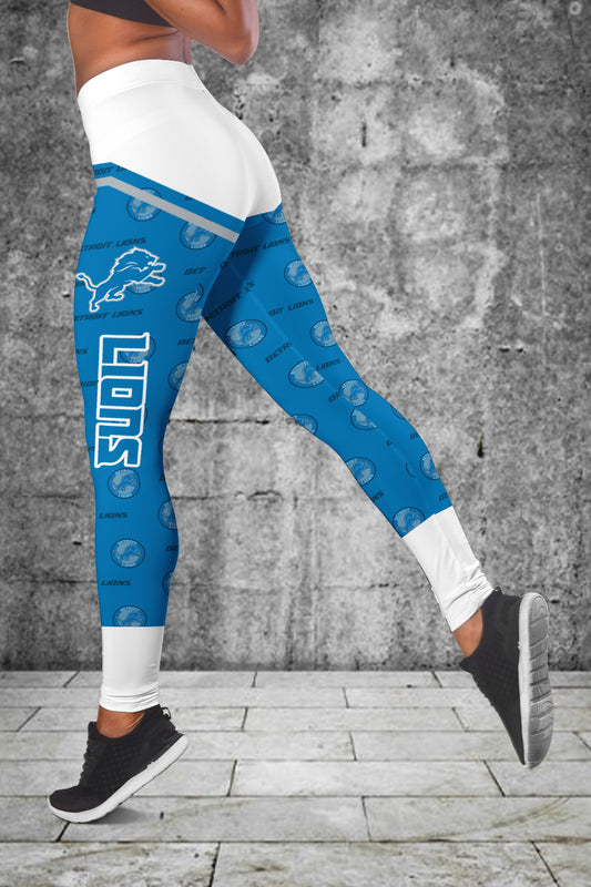 Detroit Lions Combo Tank Top And Leggings BGLG358+BGTT358