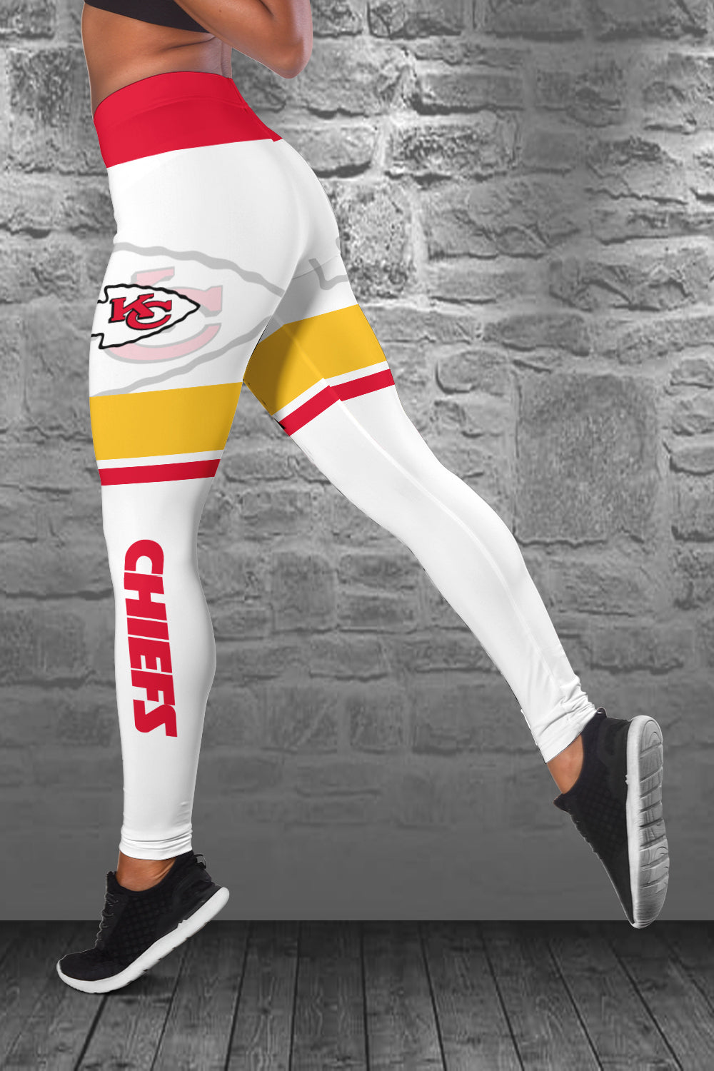 Kansas City Chiefs Personalized Combo Croptop Hoodie And Leggings BGLG377+BG2CHD377