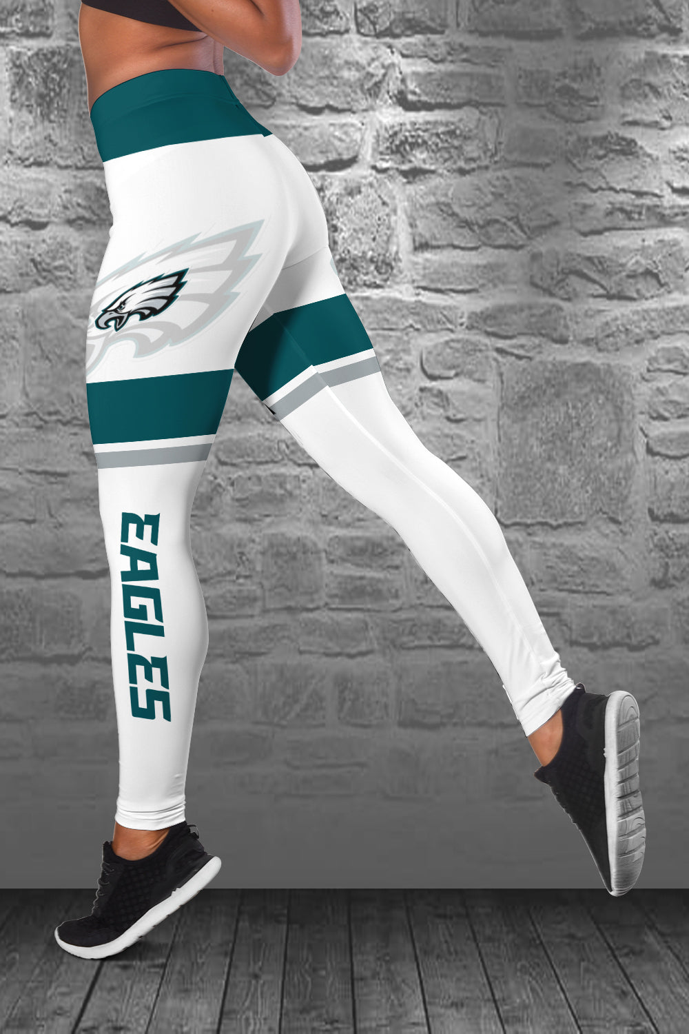 Philadelphia Eagles Personalized Combo Croptop Hoodie And Leggings BGLG378+BG2CHD378