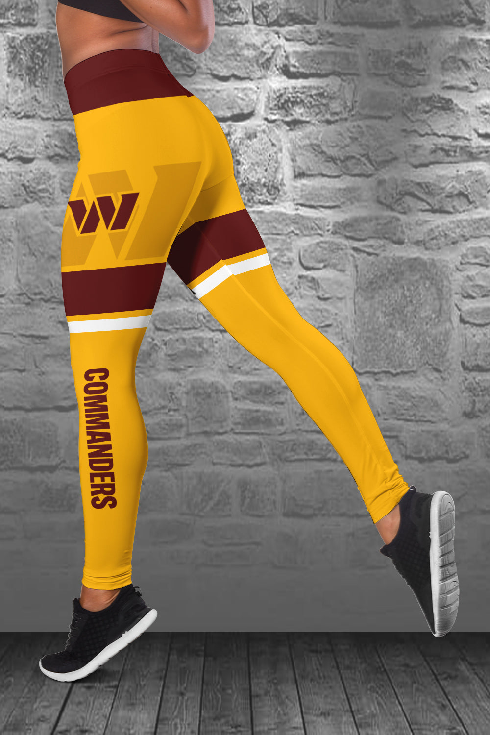 Washington Commanders Personalized Combo Croptop Hoodie And Leggings BGLG381+BG2CHD381