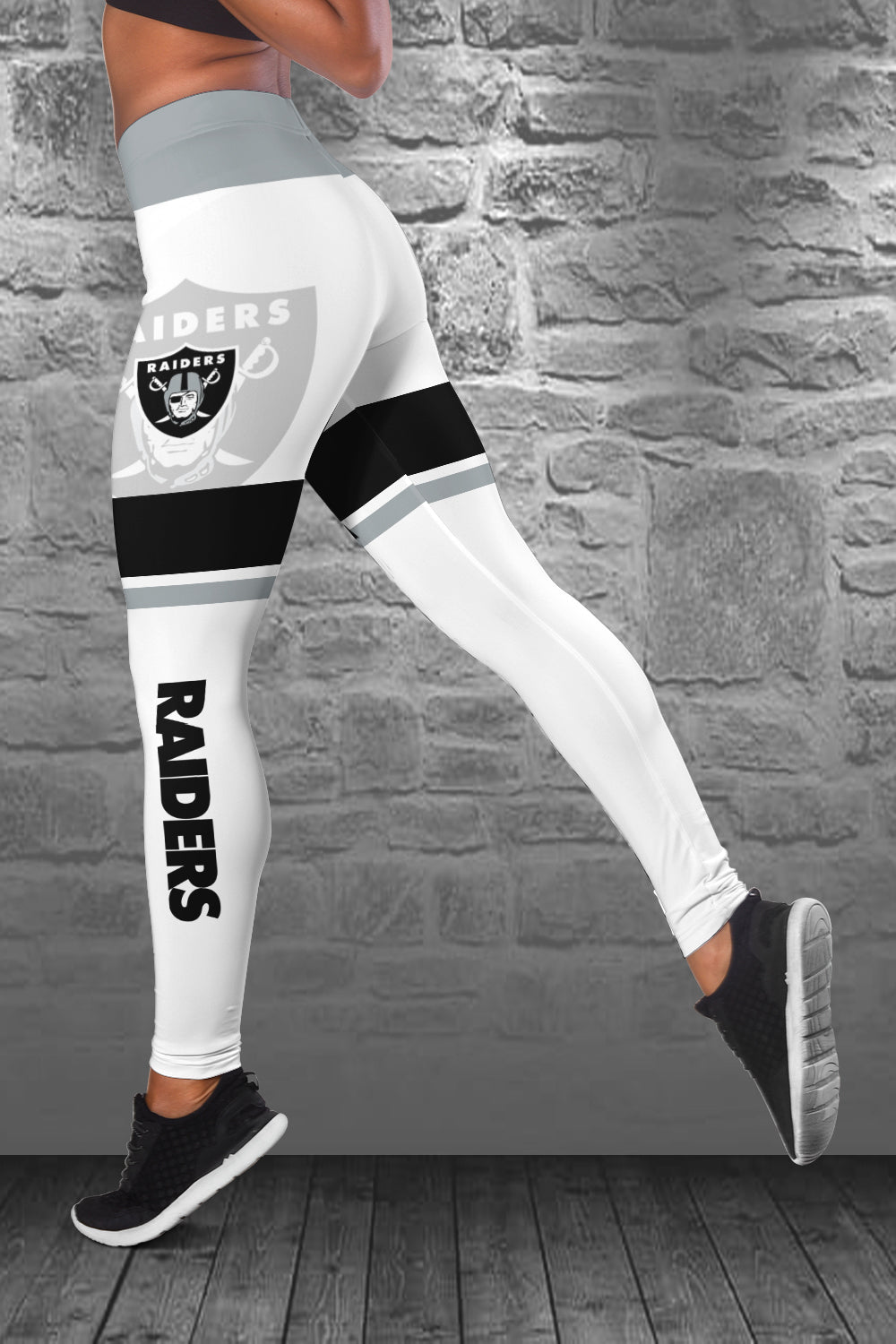Las Vegas Raiders Personalized Combo Croptop Hoodie And Leggings BGLG384+BG2CHD384