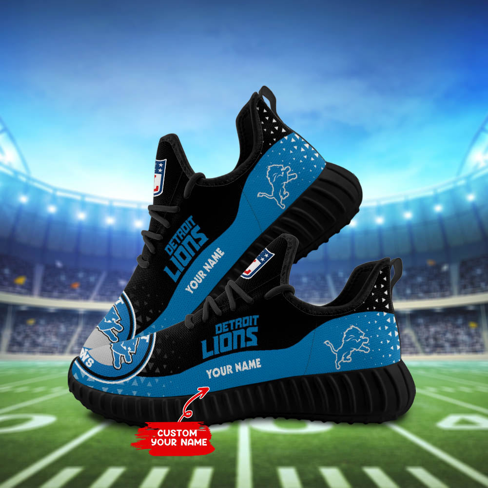 Detroit Lions Personalized New Sneakers BG05