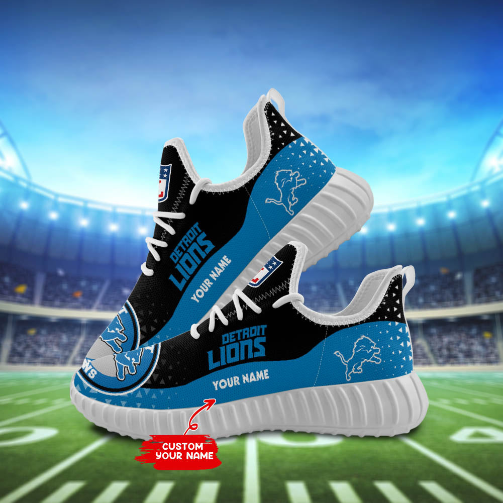 Detroit Lions Personalized New Sneakers BG05