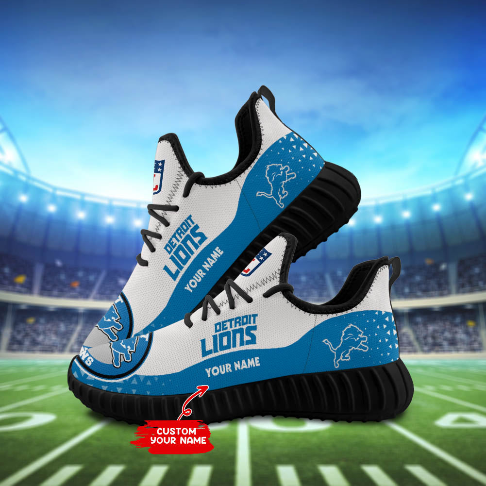 Detroit Lions Personalized New Sneakers BG06