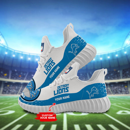 Detroit Lions Personalized New Sneakers BG06