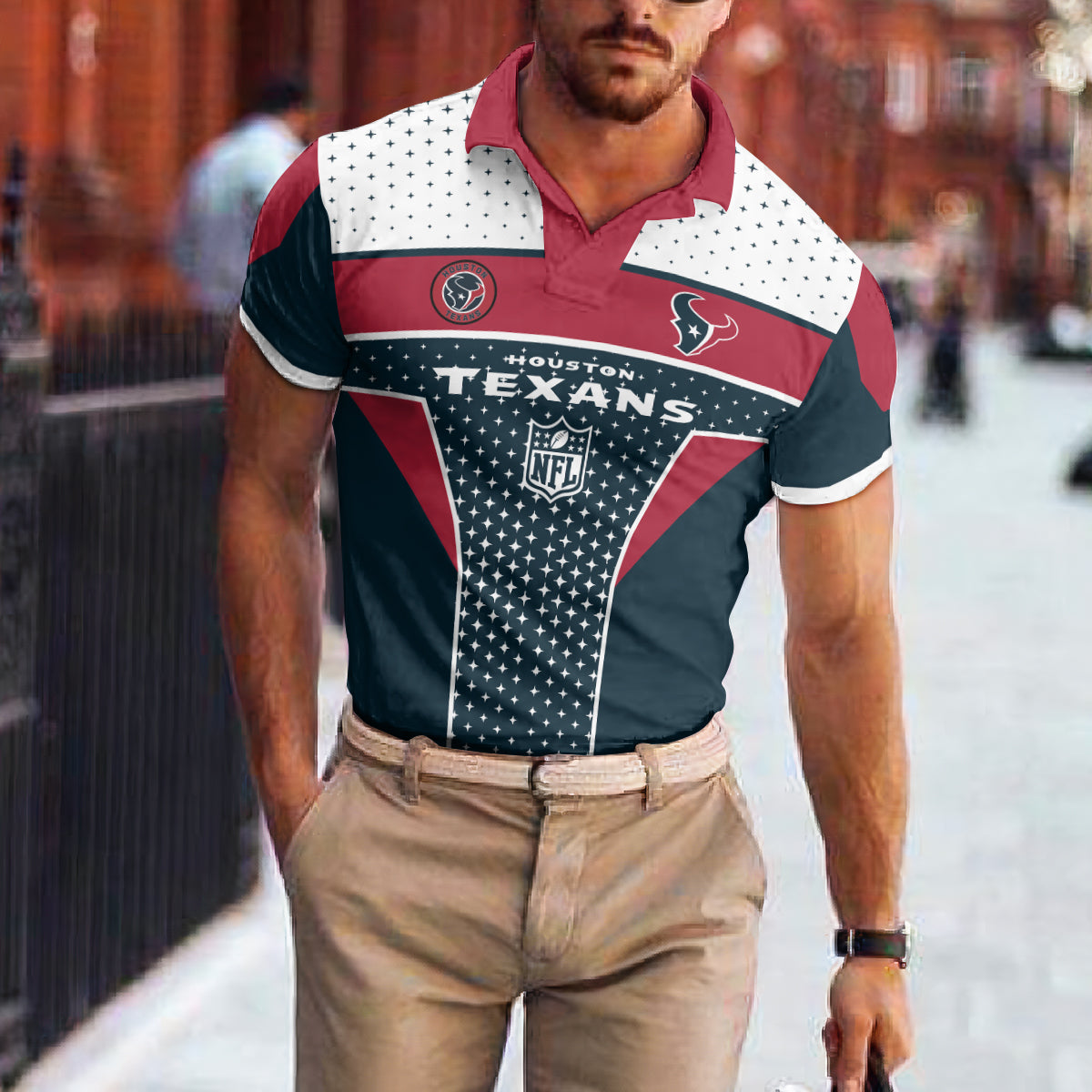 Houston Texans Polo T-shirt BGPLS102