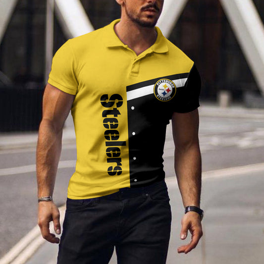 Pittsburgh Steelers Polo T-shirt BGPLS106