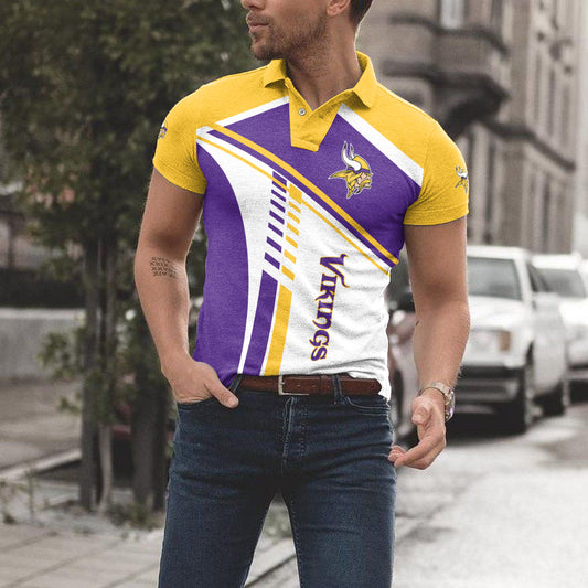 Minnesota Vikings Polo T-shirt BGPLS114