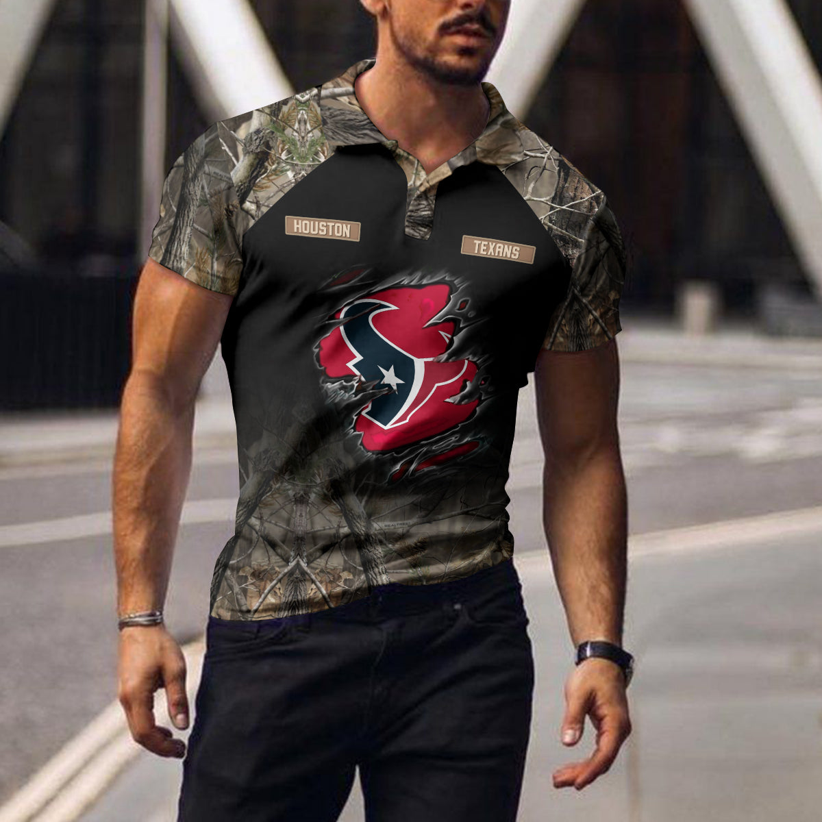 Houston Texans Polo T-shirt BGPLS120
