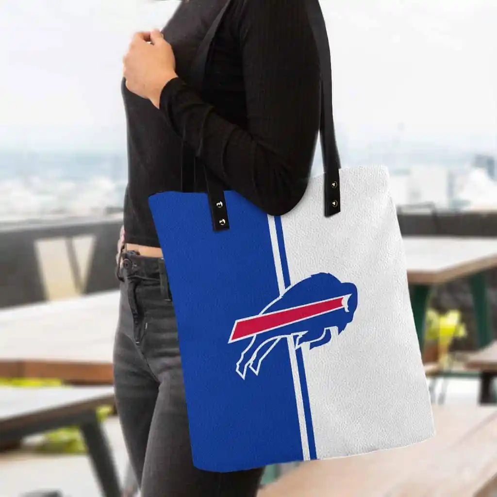 Buffalo Bills PU Shopping Fashion Tote Bag BG04