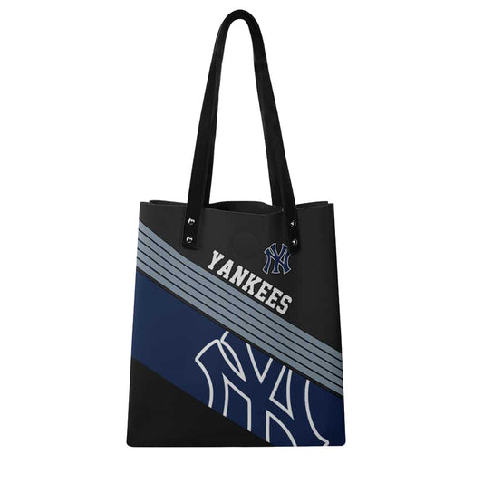 New York Yankees Personalized PU Shopping Fashion Tote Bag BG07