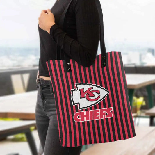 Kansas City Chiefs PU Shopping Fashion Tote Bag BG11