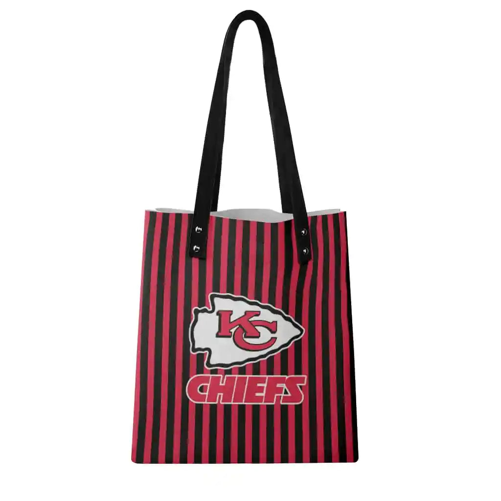 Kansas City Chiefs PU Shopping Fashion Tote Bag BG11