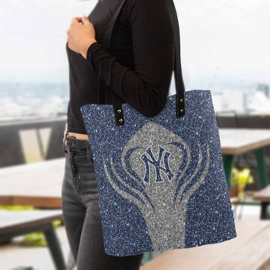New York Yankees PU Shopping Fashion Tote Bag BG12