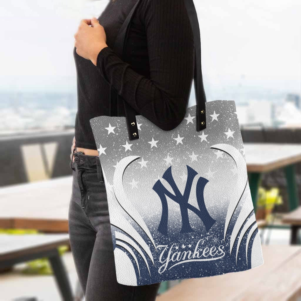 New York Yankees PU Shopping Fashion Tote Bag BG20