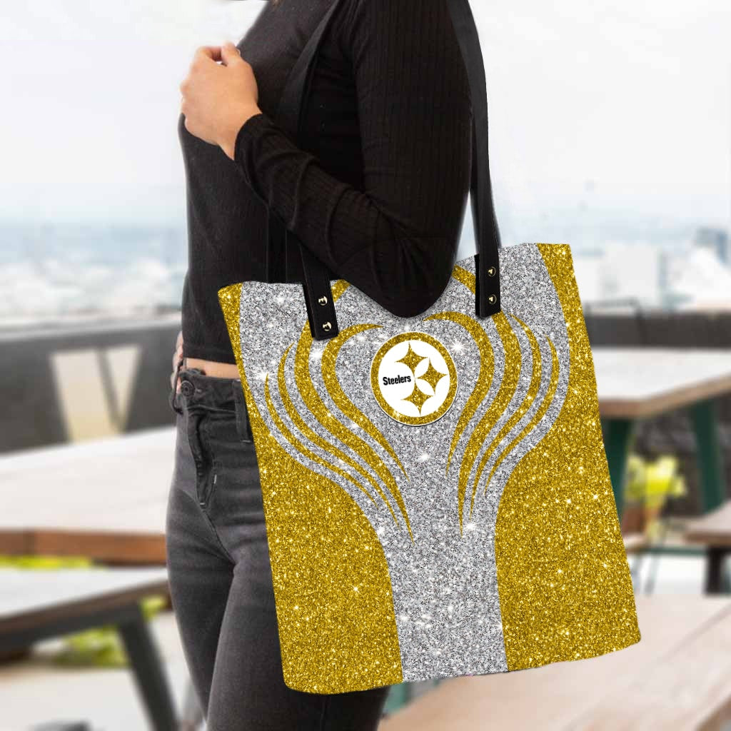 Pittsburgh Steelers PU Shopping Fashion Tote Bag BG27