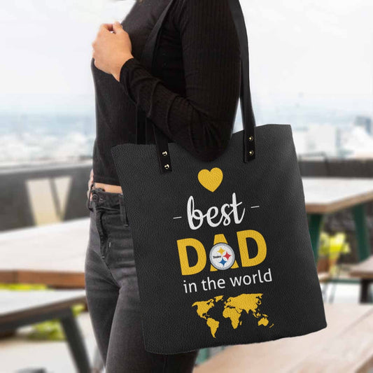 Pittsburgh Steelers PU Shopping Fashion Tote Bag BG30