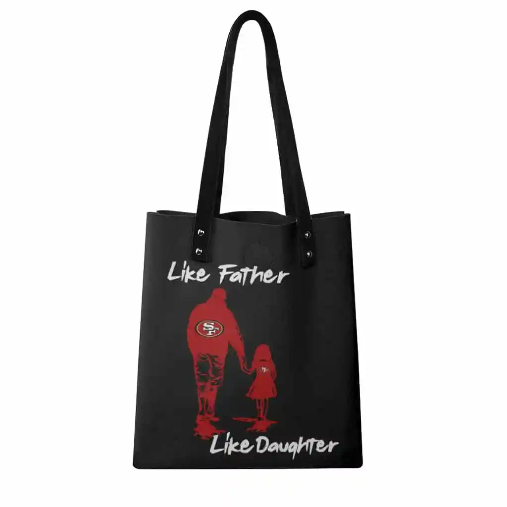 San Francisco 49ers PU Shopping Fashion Tote Bag BG34