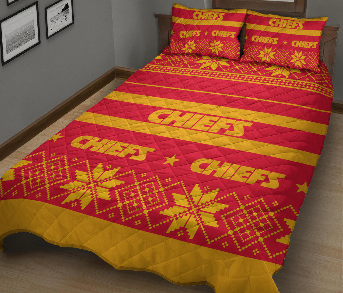 Kansas City Chiefs Quilt Set BGQS165