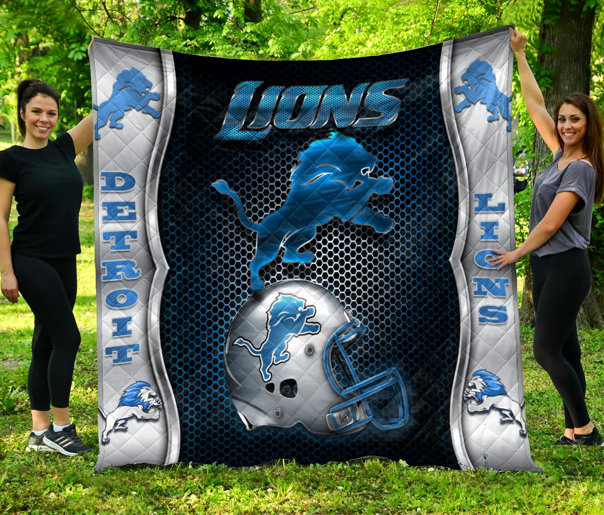 Detroit Lions Premium Quilt BGQUILT122