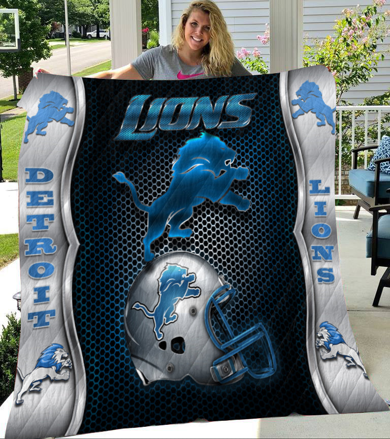 Detroit Lions Premium Quilt BGQUILT122