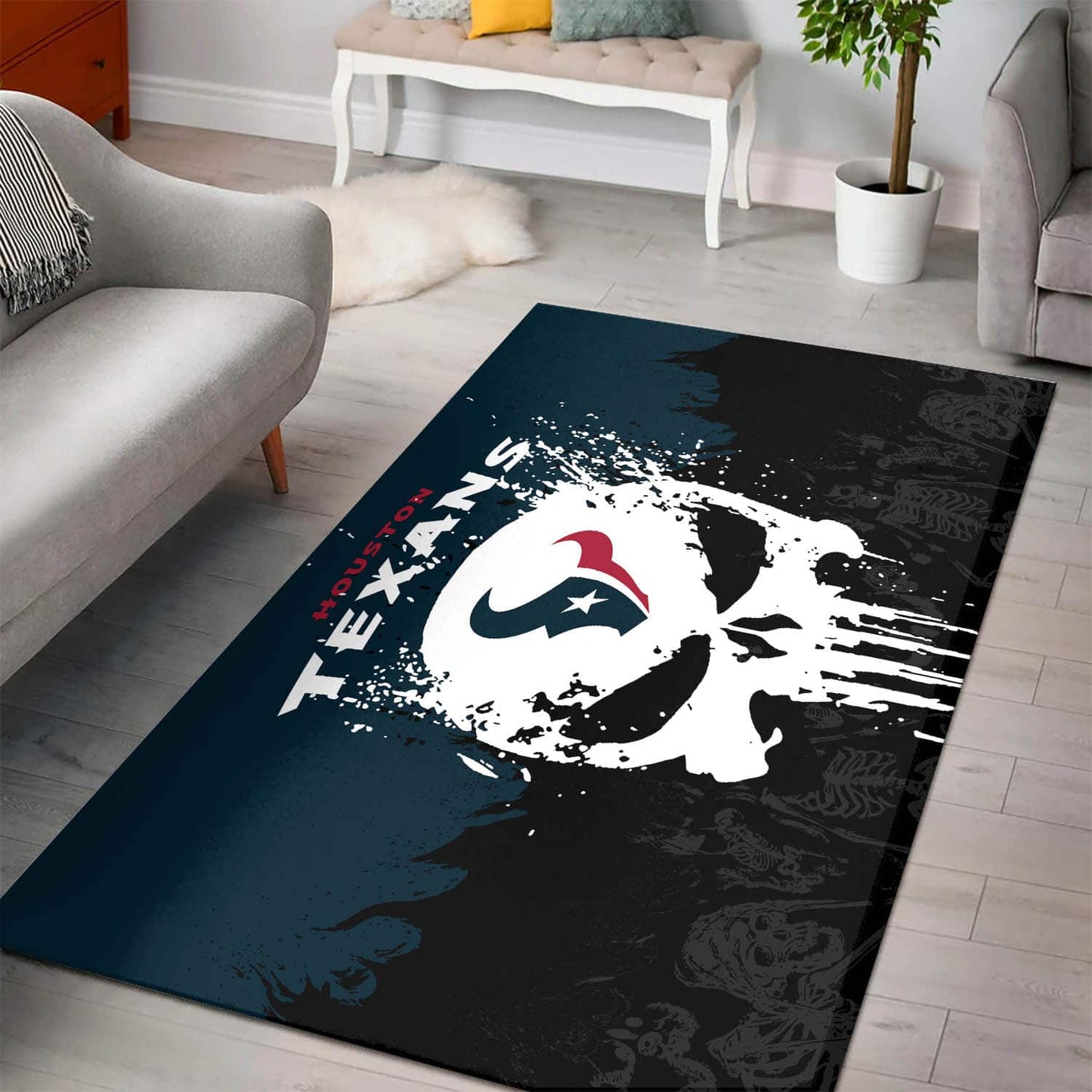 Houston Texans Rectangle Rug 92