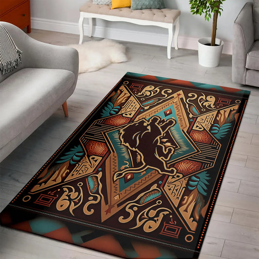 Detroit Lions Rectangle Rug BGRERUG155