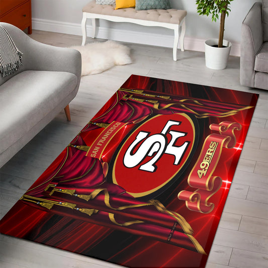 San Francisco 49ers Rectangle Rug BGRERUG160